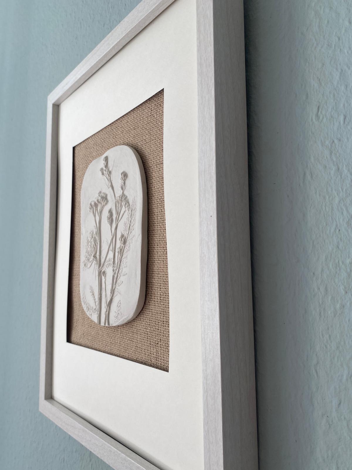 Relief von Sommerwiesenblüten